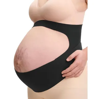 Momcozy Bauchgurt Schwangerschaft, CozySupport Ergonest Bauchband Schwangerschaft, unsichtbarer & atmungsaktiv Schwangerschaftsgürtel für Rücken, Bauch und Taille