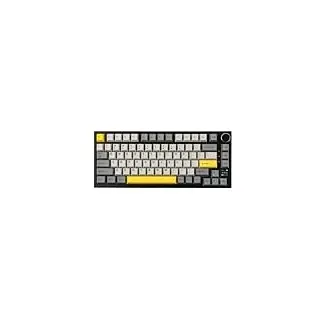 EPOMAKER Ajazz AK820 Pro Gasket Mechanische Tastatur mit Kabel/Bluetooth/kabellos, TFT Bildschirm, beleuchtet RGB, Schalldümpfende Foam für Win/Mac/PC (Grey, Ajazz Gift Switch)