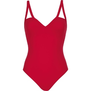 SUNFLAIR Damen, Badeanzug Basic Badeanzug, Rot, (46 B)