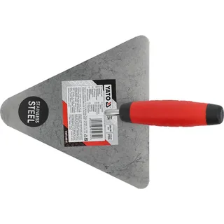 Yato TRIZERATOP Maurerkelle Cazzuola triangolare in acciaio inox 200x190mm (Dreieckige Edelstahl Maurerkelle 200x190 mm) bunt
