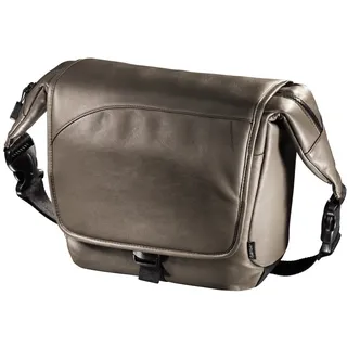 Hama Kameratasche mit Tabletfach, Innenmaße 23,5 x 10 x 20 cm, herausnehmbare gepolsterte Innentasche, Treviso 140, Terra