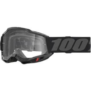 100% Accuri 2 Otg Offroad brille Schwarz/Grau Klar