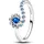Meereswelle Ring Silber 56