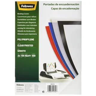 Fellowes 54770 - Deckblatt aus Polypropylen in A4, transluzent