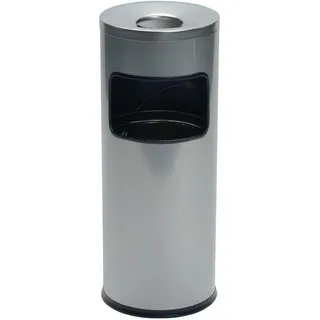 Durable Standaschenbecher mit Deckel Silber