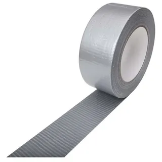 Scorprotect Klebeband Gewebeklebeband silbergrau 50 m x 48 mm