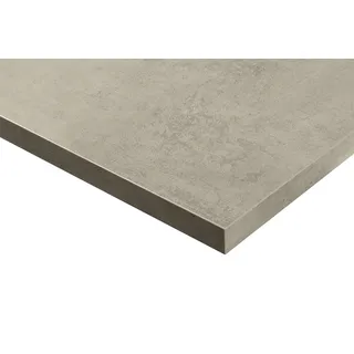 kochstation Arbeitsplatte KOCHSTATION "Scafa", grau (beton hell), B:30cm H:4cm T:60cm, Holzwerkstoff, Tischplatten, in verschiedenen Breiten, Stärke 4 cm