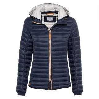 CAMEL ACTIVE Damen leichte Steppjacke mit Abnehmbarer Kapuze Dunkelblau womenswear-36