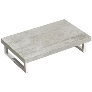 doporro Waschtischplatte für Waschbecken Holzplatte Waschtischkonsole Eiche Badezimmer 80 cm x 5 cm x 45 cm