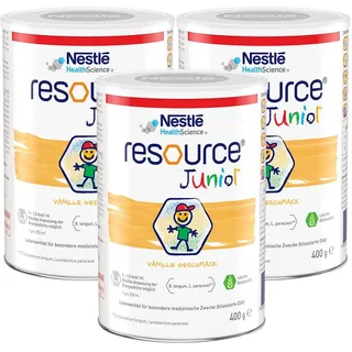 3x Resource Junior Pulver 3x400 g