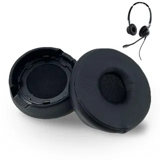Gipnva Replacement Ear Pads for Jabra Engage 75/65/55 ohrpolster Mono - Premium Memory Foam Cushions with Breathable Fabric, Black (2-Pack)