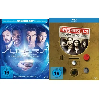 Turbine Medien GmbH Sliders - Das Tor in eine fremde Dimension - Die komplette Serie - Mediabook (SD on Blu-ray) [Limited Edition] [4 BRs]