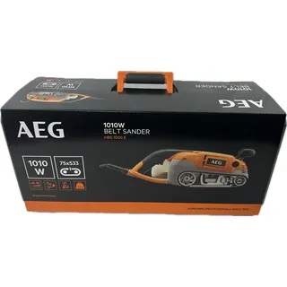 AEG HBS 1000 E 1010W Bandschleifgerät Bandschleifer Schleifer 75 x 533 mm Koffer