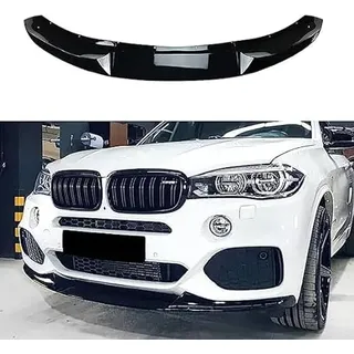 Frontlippe Spoiler für BMW X5 F15 2014-2018 M Sport MP, Stoßfängerlippe Spoilerlippe Dauerhaft AntiKollision Frontspoiler Protector,A