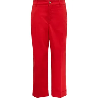 s.Oliver High-Rise-Culotte Hosen Rot 46