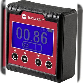 TOOLCRAFT TO-6547356 Digitaler Winkelmesser 360 °