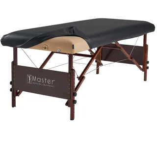 MASTER MASSAGE EQUIPMENT Master Massage Abwischbarer Schutzbezug Uberzuge aus PU Leder für Olreiche Massageliege-Schwarz