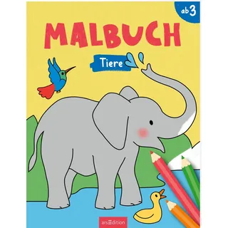 arsEdition Malbuch Tiere: