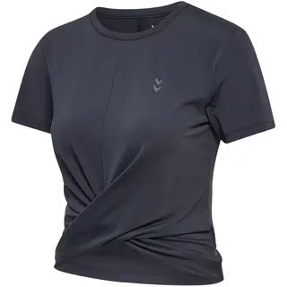 hummel Yoga Wrap Damen T-Shirt, schwarz - XL