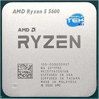 AMD Ryzen 5 5600 3,5-4,4 GHz Tray 100-000000927