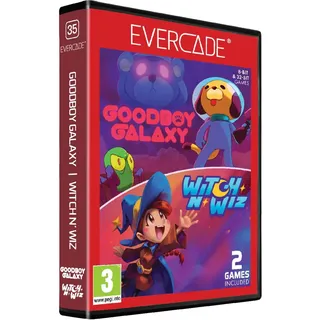 Blaze Evercade Goodboy Galaxy/Witch N' Wiz Dual Cartridge