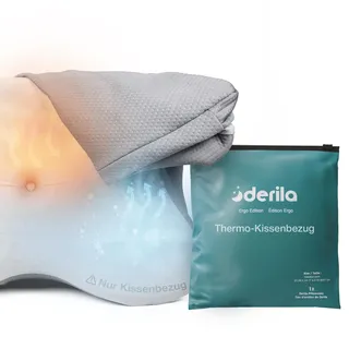 Derila Ergo Thermal Kissenbezug mit PCM – Innovativer Kopfkissenbezug für Kühlende & Wärmende Temperaturregulierung