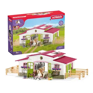 Schleich Horse Club Reiterhof mit Reiterin und Pferden 42344