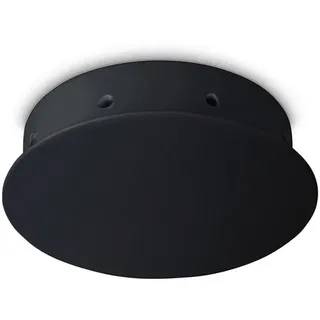 Ideal Lux Deckenbaldachin MAGNETICO, 8-fach, magnetische Blende, rund, Ø 15cm / H 3.5cm, schwarz IDEA-272467