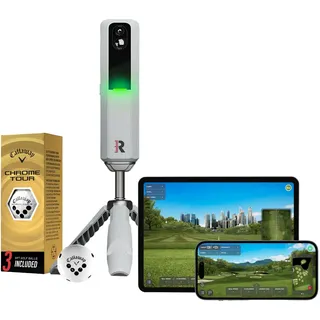 Rapsodo - MLM2PRO Callaway RPT Golf Launch Monitor, Simulatoren für Zuhause und Training, mobiler Launch Monitor für Schwunganalyse, misst Spinrate und Achse, Tracker und Schwunganalysator