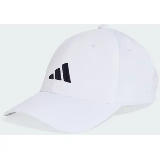 adidas New Logo Embroidered Baseball Kappe White / Black Erwachsene (M/L)