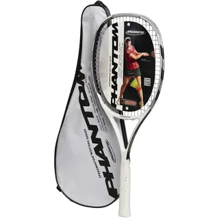 Speedminton® Racket Phantom, Weiß/Schwarz/Silber
