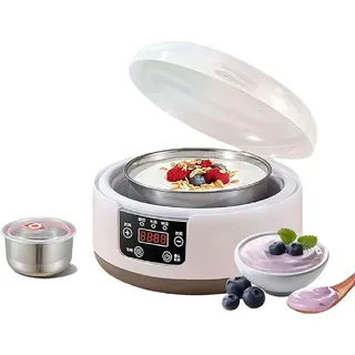 Probiotic Yogurt Maker with Temperature Control,Yogurt Maker 36 Hour,Probiotischer Joghurtbereiter,Joghurtmaschine mit LCD-Display,Elektischer Joghurtbereiter,Joghurtmaschine für Hause (Basic)