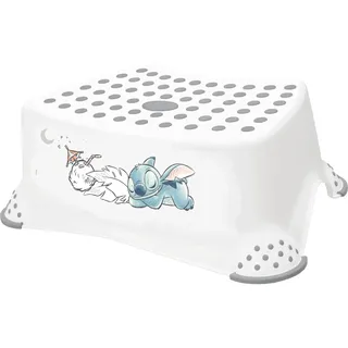 KEEEPER Tritthocker Tomek, Stitch für Kinder, aus Kunststoff, 1 Stufe, weiß