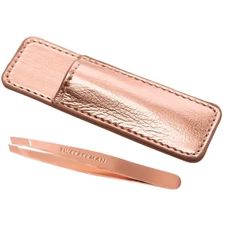 Tweezerman Mini Tweezer With Gold Pouch (1pc)