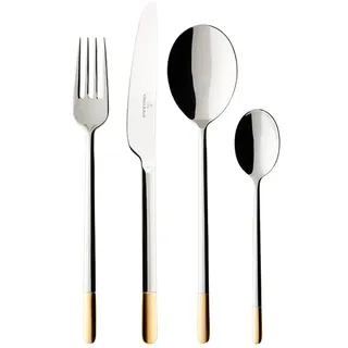 24-tlg. teilvergoldet