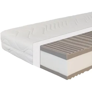 Beco Maxima Plus Taschenfederkernmatratze 100x200cm 22 cm H3, hoch - weiß