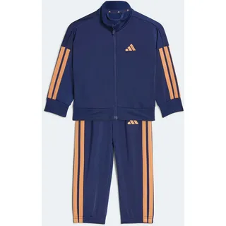 adidas Essentials Climacool Tracksuit dark blue/Dusky Orange 12-18 Months