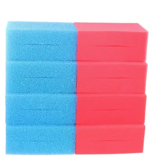 INGVIEE Kompatibel Ersatzschwamm Set für Oase Biotec Screenmatic 18/36 (4X Rot Fein, 4X Blau Grob)