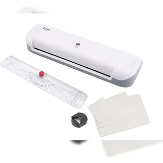 Olympia 4 in 1 Laminierset mit Laminiergerät A210 Laminierfolien Eckenrunder Schneidegerät