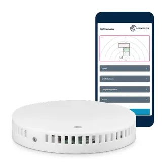 Senvolon Präsenzmelder KL MZ WLAN – Smart Home Bewegungsmelder (60 Ghz) mit Anwesenheitserkennung und Zoneneinteilung – Klimasensorik - für Home Assistant, OpenHAB, ioBroker oder Node-RED (MQTT)