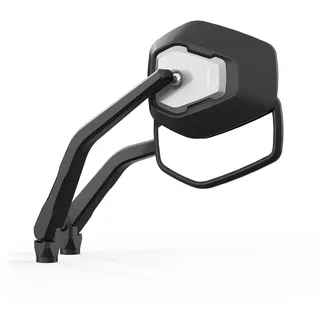 highsider pro Esagano-RS Motorrad Spiegel E-geprüft 2er-Pack Schwarz/Silber