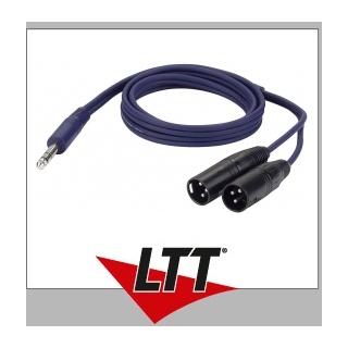 DAP FL36 - 2 bal. XLR/M 3 p. > Klinke stereo 1,5 m