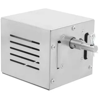 BBQ-Motor, 220V 50W Elektrischer Drehspießmotor für BBQ-Grill, BBQ-Grillmotor - Silber