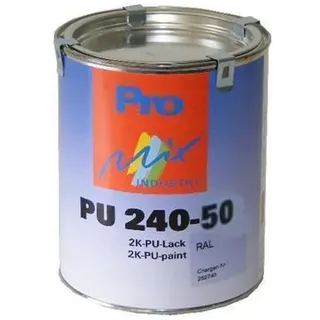 MIPA 2K PU-Acryllack PU240-50 halbglänzend, RAL9010 - reinweiss, 1kg