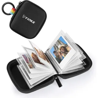 Pocket Fotoalbum mit 40 Tasche für Polaroid Go Instant Camera, Tragbare Reise Album Hülle (Schwarz)