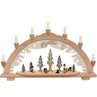 sigro Weihnachtsbeleuchtung, Holz Schwibbogen