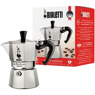Bialetti Moka Express 2 Tassen silber