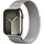 GPS + Cellular 45 mm Edelstahlgehäuse silber, Milanaise Armband silber One Size