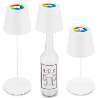 Briloner 3 in 1 RGBW Tischlampe Weiß