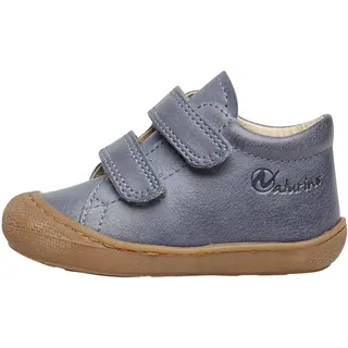 NATURINO Cocoon VL-Lauflernschuhe aus Nappaleder azurblau 24